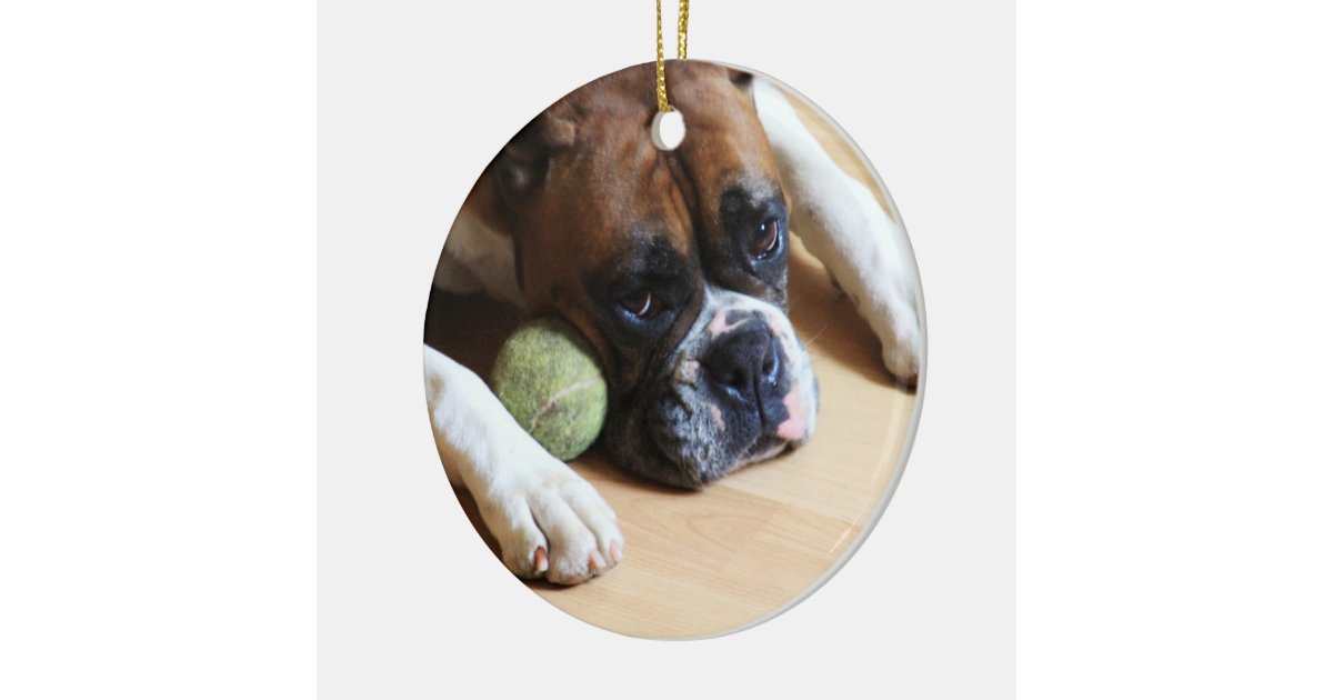 boxer dog ornament zazzle boxer dog ornament zazzle