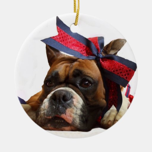 boxer dog garden ornament
