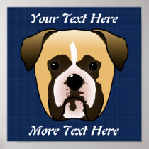 Boxer Dog Posters
