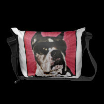 Boxer dog Rickshaw Zero Messenger Bag messenger bags