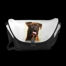 Boxer dog Rickshaw Zero Messenger Bag messenger bags