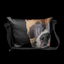 Boxer dog Rickshaw Zero Messenger Bag messenger bags