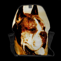 Boxer dog Rickshaw Zero Messenger Bag messenger bags