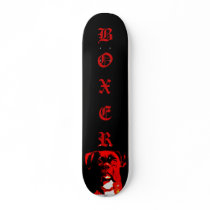 Boxer dog skateboard by ritmoboxer Boxer dog skateboard