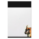 Boxer dog stationary stationery paper