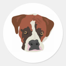 Boxer Dog Stickers