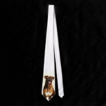 Boxer dog tie