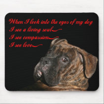 Boxer: Eyes of my dog mousepads