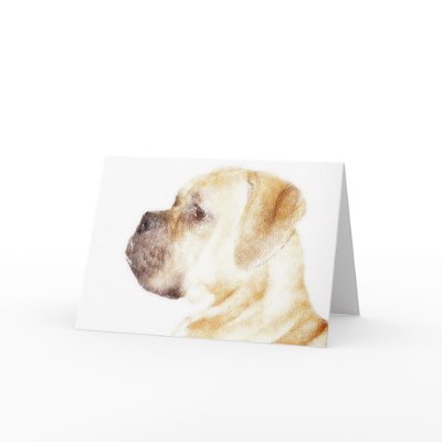 Boxer greeting card by ritmoboxer