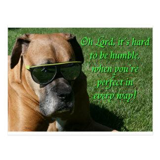 boxer_hard_to_be_humble_post_card-r737b6