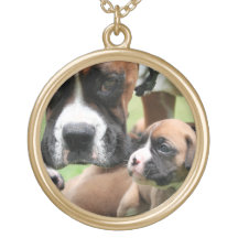 Boxer - Helicopter Mom Personalized Necklace