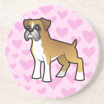 Boxer Love Coasters