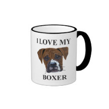 Boxer Love Coffee Mugs