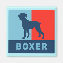 Boxer Magnet Square