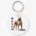 Boxer Mom 4 - Keychain by GreyWolfCreation Boxer Mom 4 - Keychain
