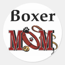 Boxer Mom Gifts Sticker