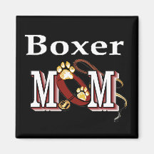 boxer mom Magnet