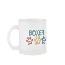 BOXER MOM Paw Print 1 Mugs