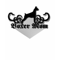 Boxer mom womans t-shirt