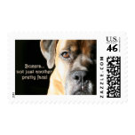 Boxer:  Not Just Another Pretty Face postage