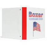 Boxer Patriotic American Flag 2010 Elections binders