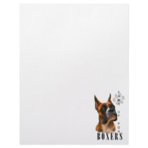 Boxer Paws Up Letterhead