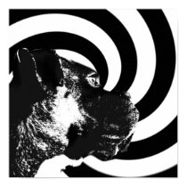 Boxer pop art canvas print