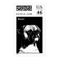 Boxer postage stamp