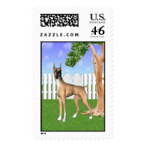 Boxer Postage Stamp
