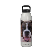 Boxer Pup Water Bottle