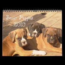 Boxer Puppies 2010 Calendar