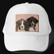 Boxer puppies hat by ritmoboxer Boxer puppies hat