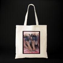 Boxer puppies tote bag bags