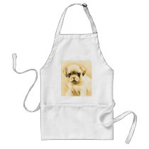 Boxer puppy apron