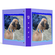 Boxer puppy binder