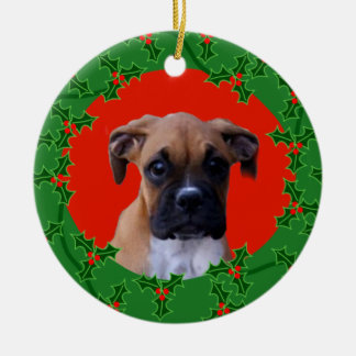 boxer puppy christmas ornament boxer puppy christmas ornament