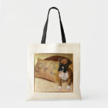Boxer puppy love tote bag