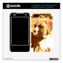 Boxer puppy decal for LG optimus 2X