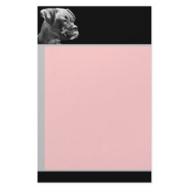 Boxer puppy stationary stationery