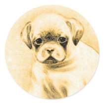 Boxer puppy sticker by ritmoboxer Boxer puppy sticker