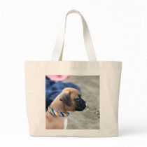 Boxer Puppy tote bag