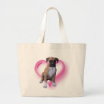 Boxer puppy tote bag