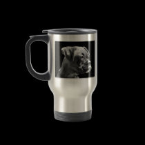 Boxer Puppy Travel Mug mugs