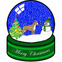 boxer snow globe photo sculptures by TheDogShop boxer snow globe photo sculptures