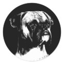 Boxer sticker by Junglegeorge Boxer sticker