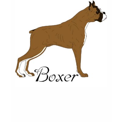 Boxer t-shirt by burntright