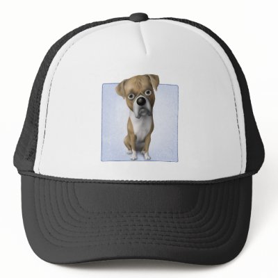 Boxer (Uncropped) Hat by cartoondogs