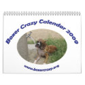 BoxerCrazy 2009 Calendar by BoxerCrazy BoxerCrazy 2009 Calendar