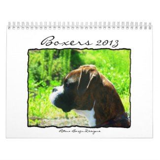 Boxers 2013 Calendar