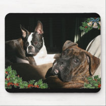 Boxers and Bostons: Pals mousepads